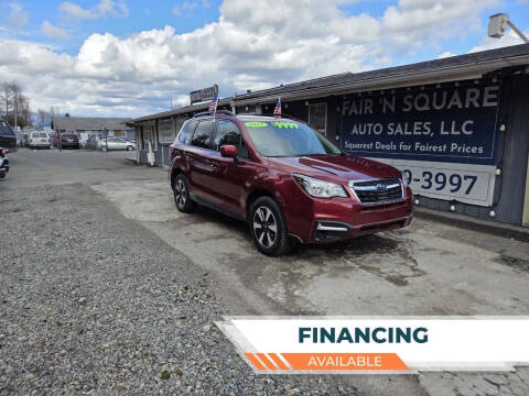 2017 Subaru Forester for sale at Fair 'N Square Auto Sales, LLC in Auburn WA