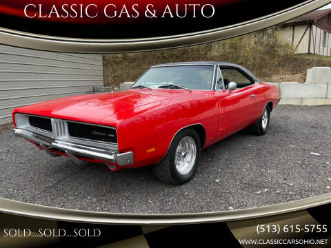1969 Dodge Charger for sale at CLASSIC GAS & AUTO in Cleves OH