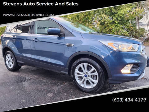 2018 Ford Escape for sale at Stevens Auto Service And Sales in Derry NH