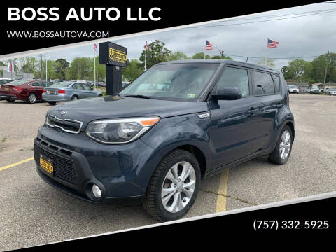 2016 Kia Soul for sale at BOSS AUTO LLC in Norfolk VA