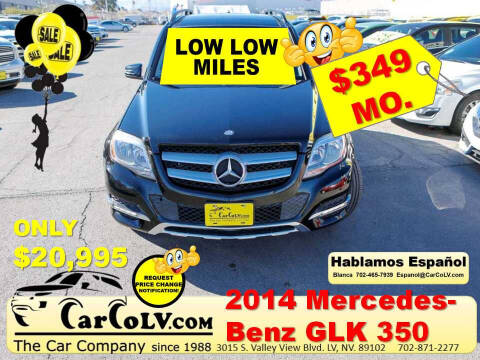2014 Mercedes-Benz GLK for sale at The Car Company in Las Vegas NV