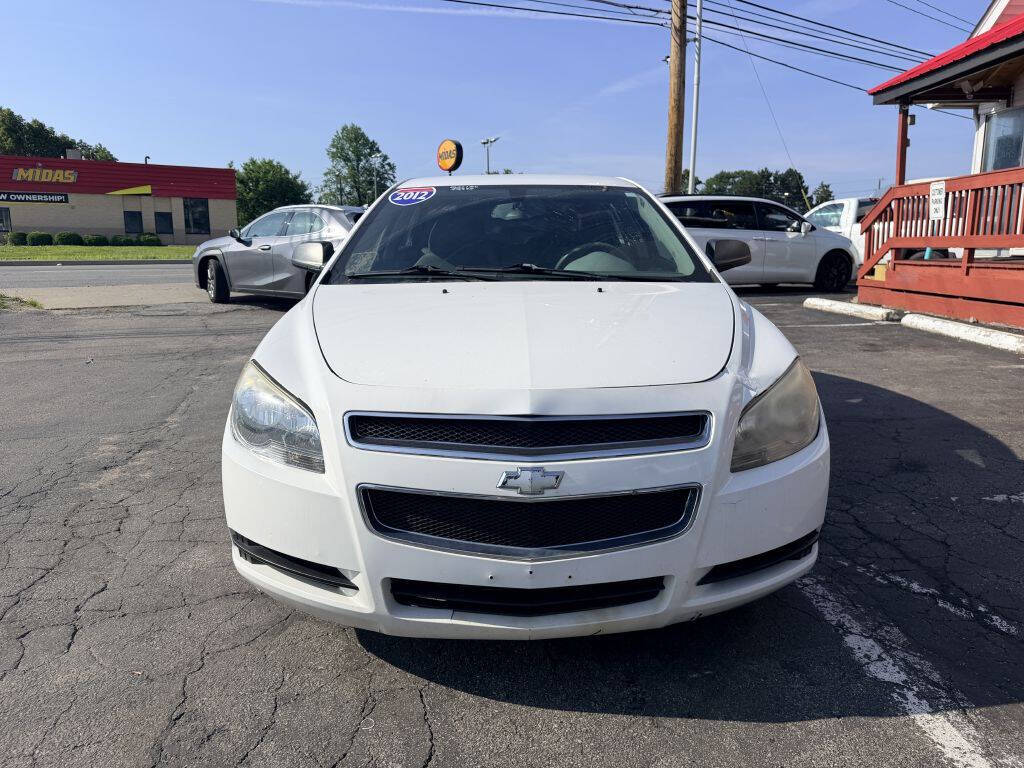 White 2012 Chevrolet Malibu LS LS 4dr Sedan 2