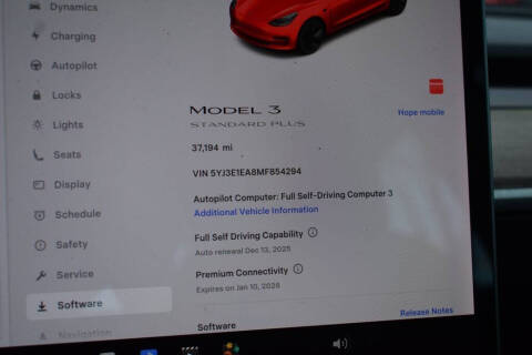 2021 Tesla Model 3 Standard Range Plus