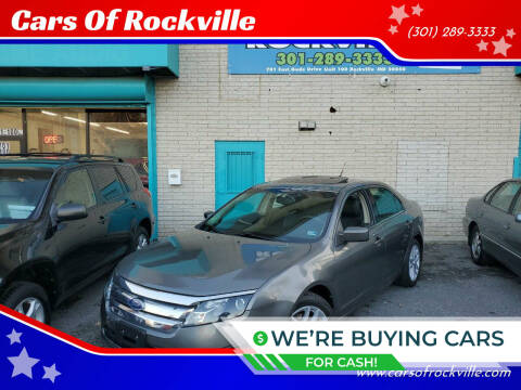2010 Ford Fusion for sale at Cars Of Rockville in Rockville MD