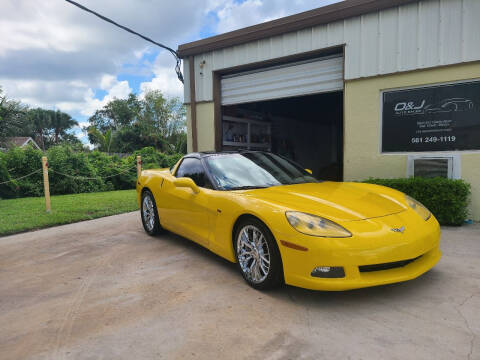 2009 Chevrolet Corvette for sale at O & J Auto Sales in Royal Palm Beach FL