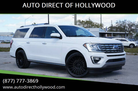 2019 Ford Expedition MAX for sale at AUTO DIRECT OF HOLLYWOOD in Hollywood FL