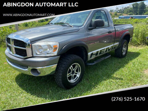 2007 Dodge Ram Pickup 1500 for sale at ABINGDON AUTOMART LLC in Abingdon VA
