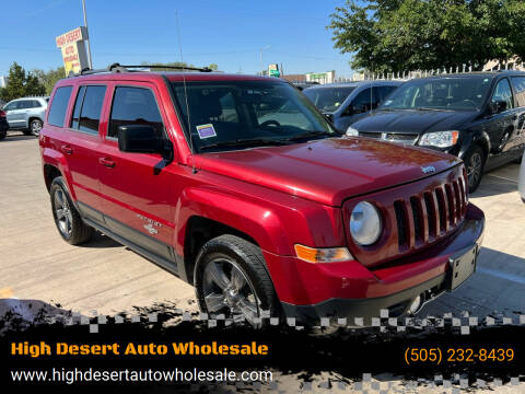 2014 Jeep Patriot for sale at High Desert Auto Wholesale in Albuquerque NM