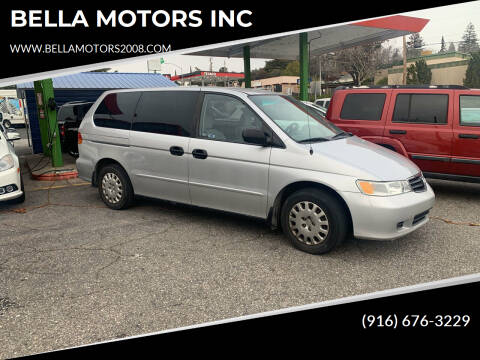 2004 Honda Odyssey for sale at BELLA MOTORS INC in Auburn CA