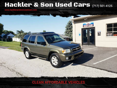 2004 Nissan Pathfinder for sale at Hackler & Son Used Cars in Red Lion PA