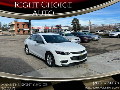 2018 Chevrolet Malibu for sale at Right Choice Auto in Boise ID
