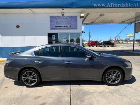 2012 Nissan Maxima for sale at Affordable Autos Eastside in Houma LA
