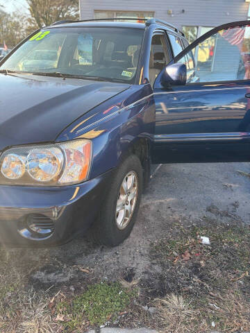 2003 Toyota Highlander for sale at SOUTHERN AUTO SALES & RENTALS, INC in Norfolk VA