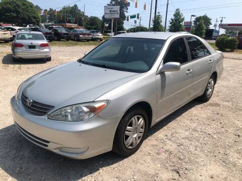 2002 Toyota Camry for sale at Deme Motors in Raleigh NC