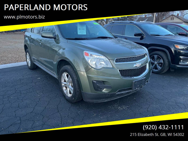 2015 Chevrolet Equinox for sale at PAPERLAND MOTORS in Green Bay WI