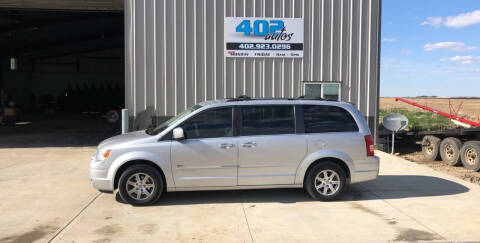 2008 Chrysler Town and Country for sale at 402 Autos in Lindsay NE