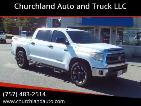 2014 Toyota Tundra for sale at Churchland Auto and Truck LLC in Portsmouth VA