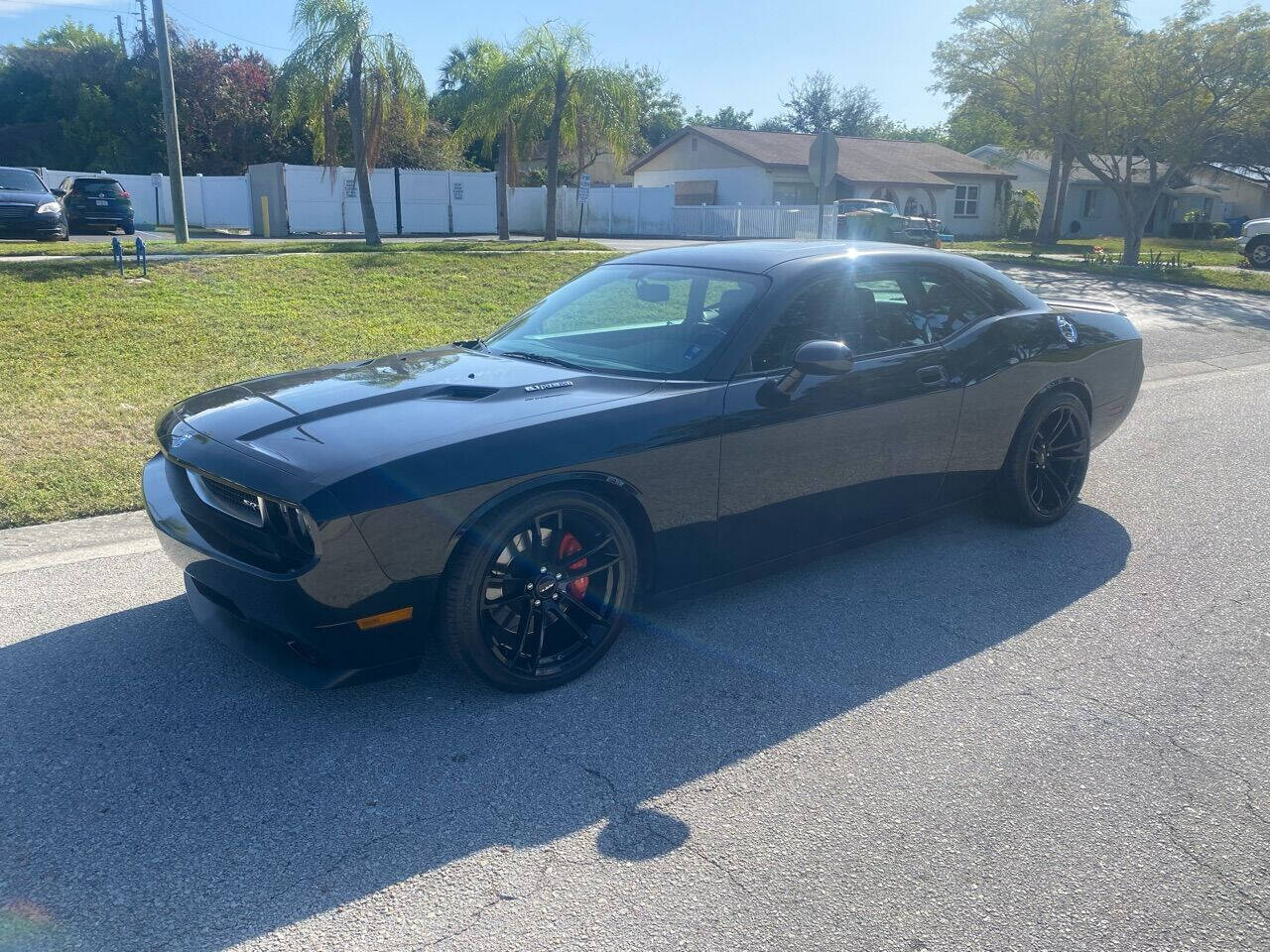 Black 2009 Dodge Challenger SRT8 SRT8 2dr Coupe 1