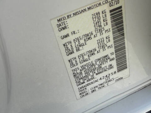 2010 Nissan Frontier