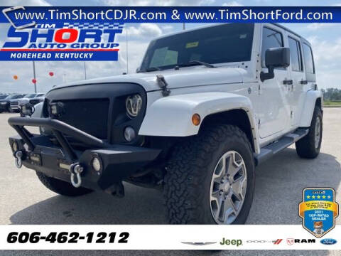 2016 Jeep Wrangler Unlimited for sale at Tim Short Chrysler Dodge Jeep RAM Ford of Morehead in Morehead KY