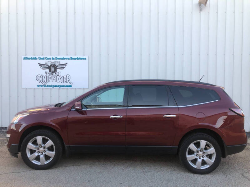 Used 2017 Chevrolet Traverse 1LT with VIN 1GNKRGKD4HJ241466 for sale in Beardstown, IL