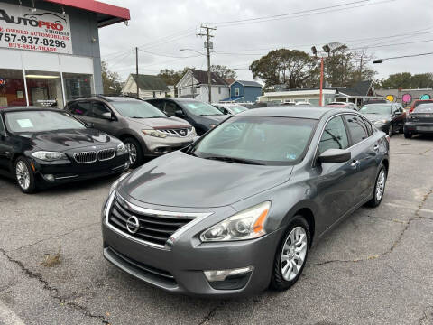 2015 Nissan Altima for sale at AutoPro Virginia LLC in Virginia Beach VA