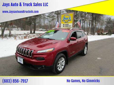 2016 Jeep Cherokee for sale at Jays Auto & Truck Sales LLC in Loudon NH