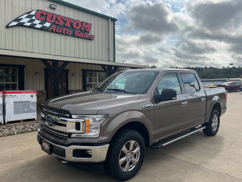 2018 Ford F-150 for sale at Custom Auto Sales - AUTOS in Longview TX