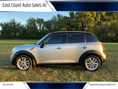 2012 MINI Cooper Countryman for sale at East Coast Auto Sales llc in Virginia Beach VA