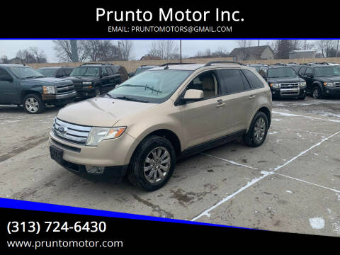 2007 Ford Edge for sale at Prunto Motor Inc. in Dearborn MI
