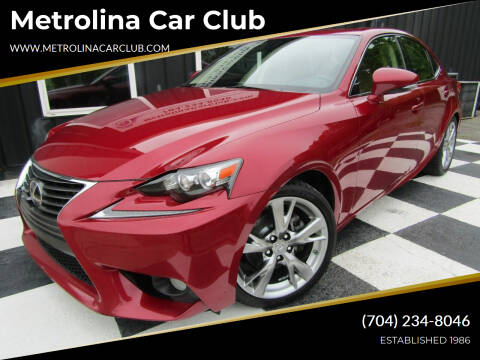 2014 Lexus IS 250 for sale at Metrolina Car Club in Stallings NC