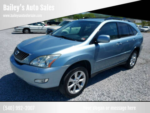 2009 Lexus RX 350 for sale at Bailey's Auto Sales in Cloverdale VA