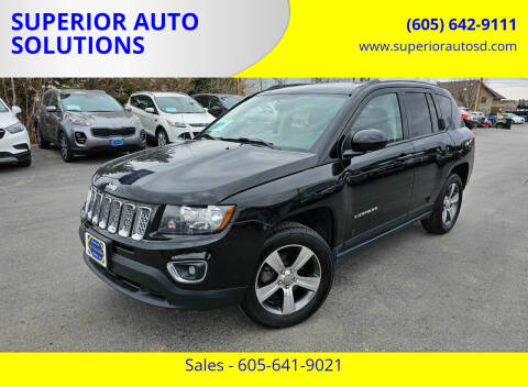 2016 Jeep Compass for sale at SUPERIOR AUTO SOLUTIONS in Spearfish SD