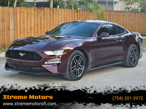 2018 Ford Mustang for sale at Xtreme Motors in Hollywood FL