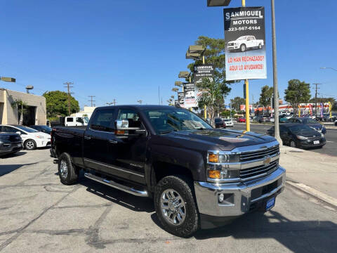 2016 Chevrolet Silverado 2500HD for sale at Sanmiguel Motors in South Gate CA