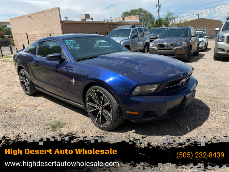 2011 Ford Mustang for sale at High Desert Auto Wholesale in Albuquerque NM