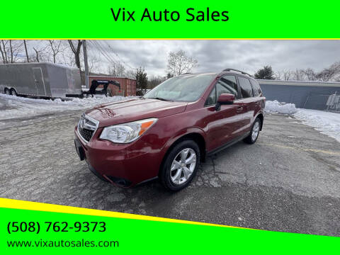 2015 Subaru Forester for sale at Vix Auto Sales in Worcester MA