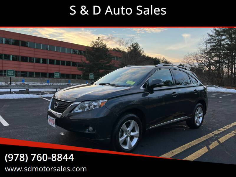 2010 Lexus RX 350 for sale at S & D Auto Sales in Maynard MA