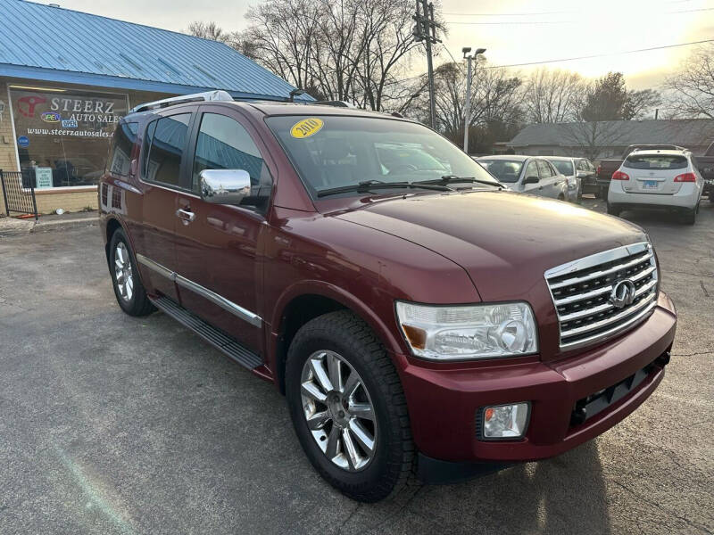 2010 Infiniti QX56 for sale at Steerz Auto Sales in Frankfort IL