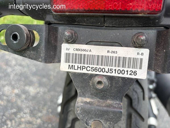 2018 Honda Rebel 500