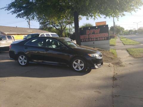 2014 Toyota Camry for sale at DFW AUTO FINANCING LLC in Dallas TX