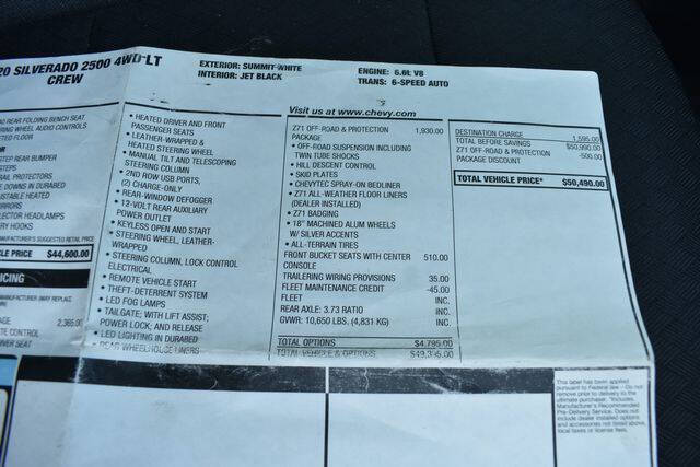 2020 Chevrolet Silverado 2500HD