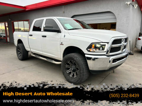 2013 RAM 2500 for sale at High Desert Auto Wholesale in Albuquerque NM