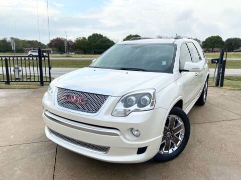 2012 GMC Acadia for sale at Texas Luxury Auto in Cedar Hill TX
