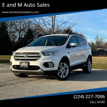 2018 Ford Escape for sale at E and M Auto Sales in Elgin IL