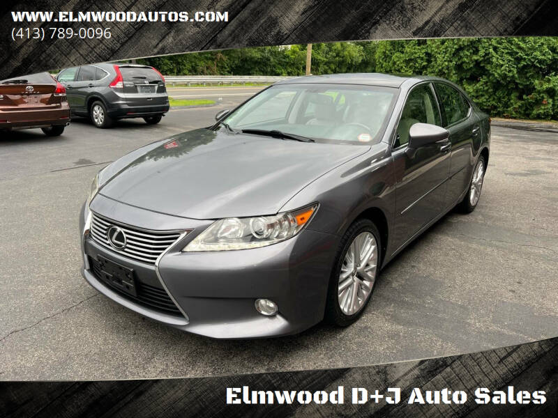 2013 Lexus ES 350 for sale at Elmwood D+J Auto Sales in Agawam MA