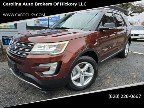 2016 Ford Explorer for sale at Carolina Auto Brokers of Hickory LLC in Hickory NC