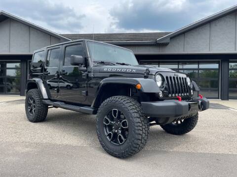 2017 Jeep Wrangler Unlimited for sale at Boondox Motorsports in Caledonia MI