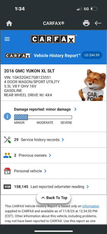 2016 GMC Yukon XL SLT