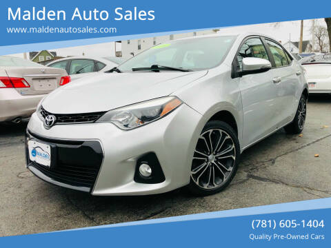 2014 Toyota Corolla for sale at Malden Auto Sales in Malden MA